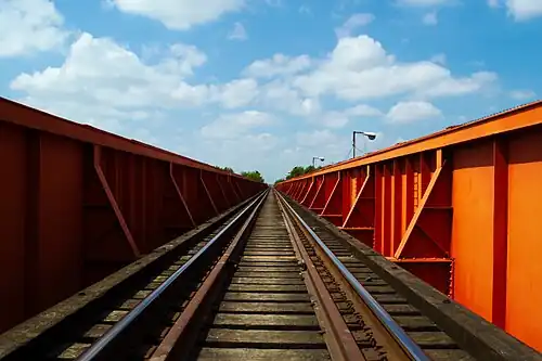 Ж/д мост, построенный в 1883 году