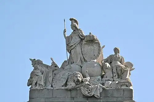 Изображение льва на воротах Толедо