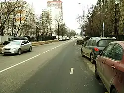 Конец улицы (примыкание к Авангардной ул.). Ноябрь 2014