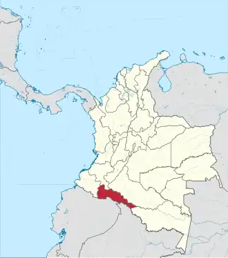 Путумайо на карте