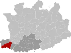 Расположение муниципалитета на карте провинции