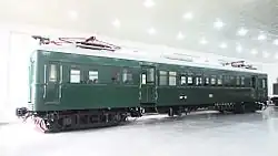 Секция электропоезда в музее