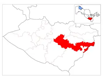 Камашинский район на карте