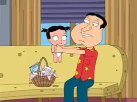 Промокартинка. Куагмир и его дочка Анна Ли