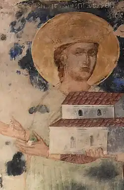 Царица Тинатин. Фреска XVI века из Некресского монастыря