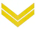 Знак различия (шеврон) комдив (авиации) РККА (1935-1940)