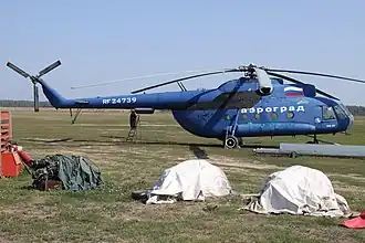 Ми-8 в Коробчеево