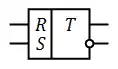 Условное графическое обозначение асинхронного RS-триггера.