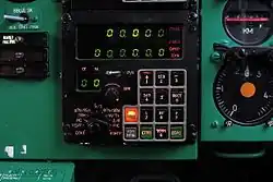 Пульт приёмника А-723 радиосистемы дальней навигации РСДН-20, стоящего на с-те Ту-154Б-2