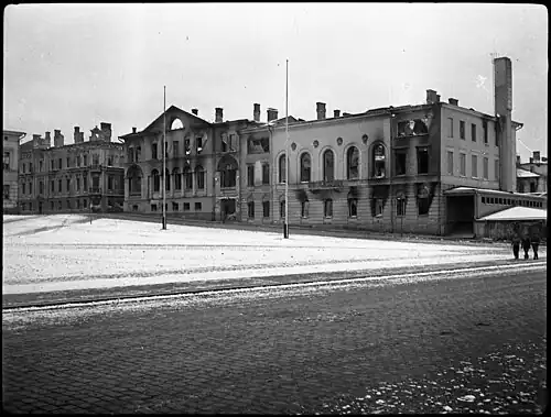 Развалины новой ратуши, 1942 год