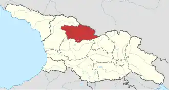 Рача-Лечхуми и Нижняя Сванетия на карте