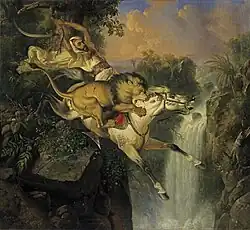 Тигр и всадник.