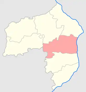 Илжецкий уезд на карте