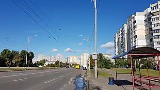 начало улицы — после примыкания Градинской улицы