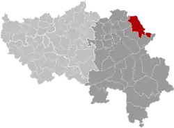 Расположение муниципалитета на карте провинции