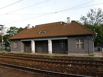 Железнодорожная станция «Рахумяэ» в 2011 году (памятник архитектуры)