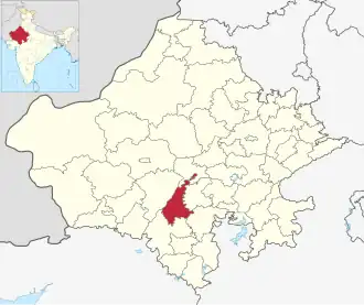 Раджсаманд на карте