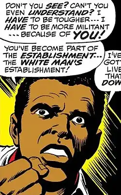 Рэнди Робертсон в The Amazing Spider-Man #69 (Ноябрь, 1968)Художник — Джон Ромита-старший.