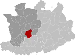 Расположение муниципалитета на карте провинции