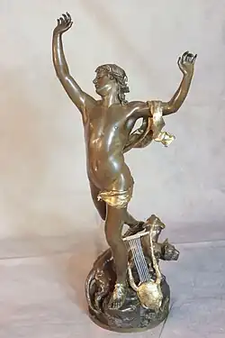 Скорбь Орфея (кабинетная бронза по модели Верле)