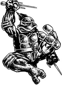 Рафаэль в комиксах Mirage StudiosХудожники — Кевин Истмен и Питер Лэрд.