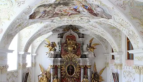 Внутреннее убранство замковой капеллы