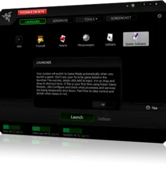 Скриншот программы Razer Game Booster