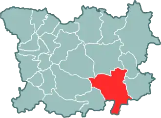 Речицкий повет на карте