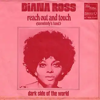Обложка сингла Дайаны Росс «Reach Out and Touch (Somebody’s Hand)» (1970)