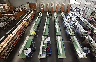 Читальный зал библиотеки