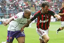 Фавалли в форме «Милана»