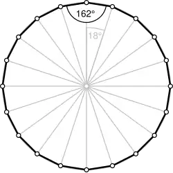 Правильный двадцатиугольник