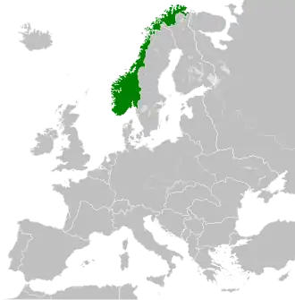 Рейхскомиссариат Норвегия в 1942 году