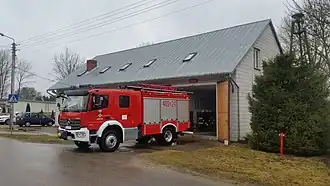 Пожарная часть деревни Дреньство