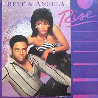 Обложка альбома René & Angela «Rise» (1983)