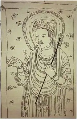 Иисус, китайская гравюра эпохи династии Тан