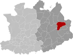 Расположение муниципалитета на карте провинции