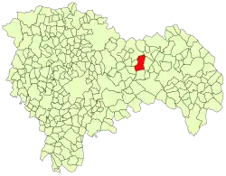 Расположение муниципалитета на карте провинции