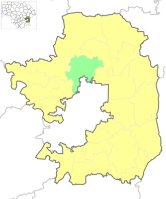 Решское староство на карте