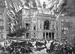 Рингтеатр во время пожара