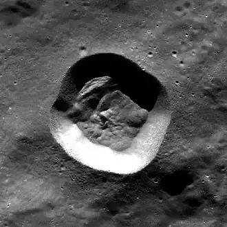 Снимок зонда Lunar Reconnaissance Orbiter.