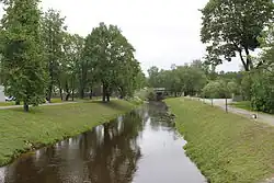 Река Резекне в черте города Резекне