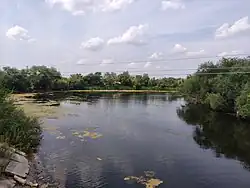 Вид на реку в селе Большая Черниговка