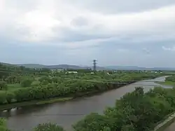 Река Хилок близ города Хилок