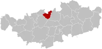 Расположение муниципалитета на карте провинции