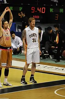 Роберт Свифт в матче bj Лиги