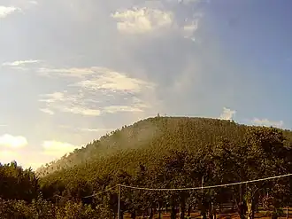 Монте-Санта-Кроче, самая высокая точка вулкана Роккамонфина