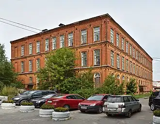 Здание комбината «Большевик» и красильно-отбельный корпус