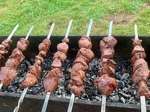 Шашлык из косули