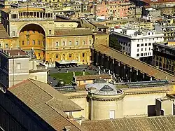 Двор Бельведер. Ватикан. Проект Д. Браманте